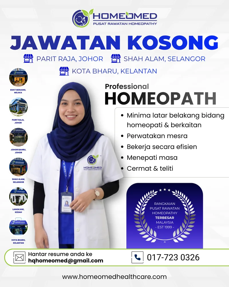 New Vacancy: Professional Homeopath